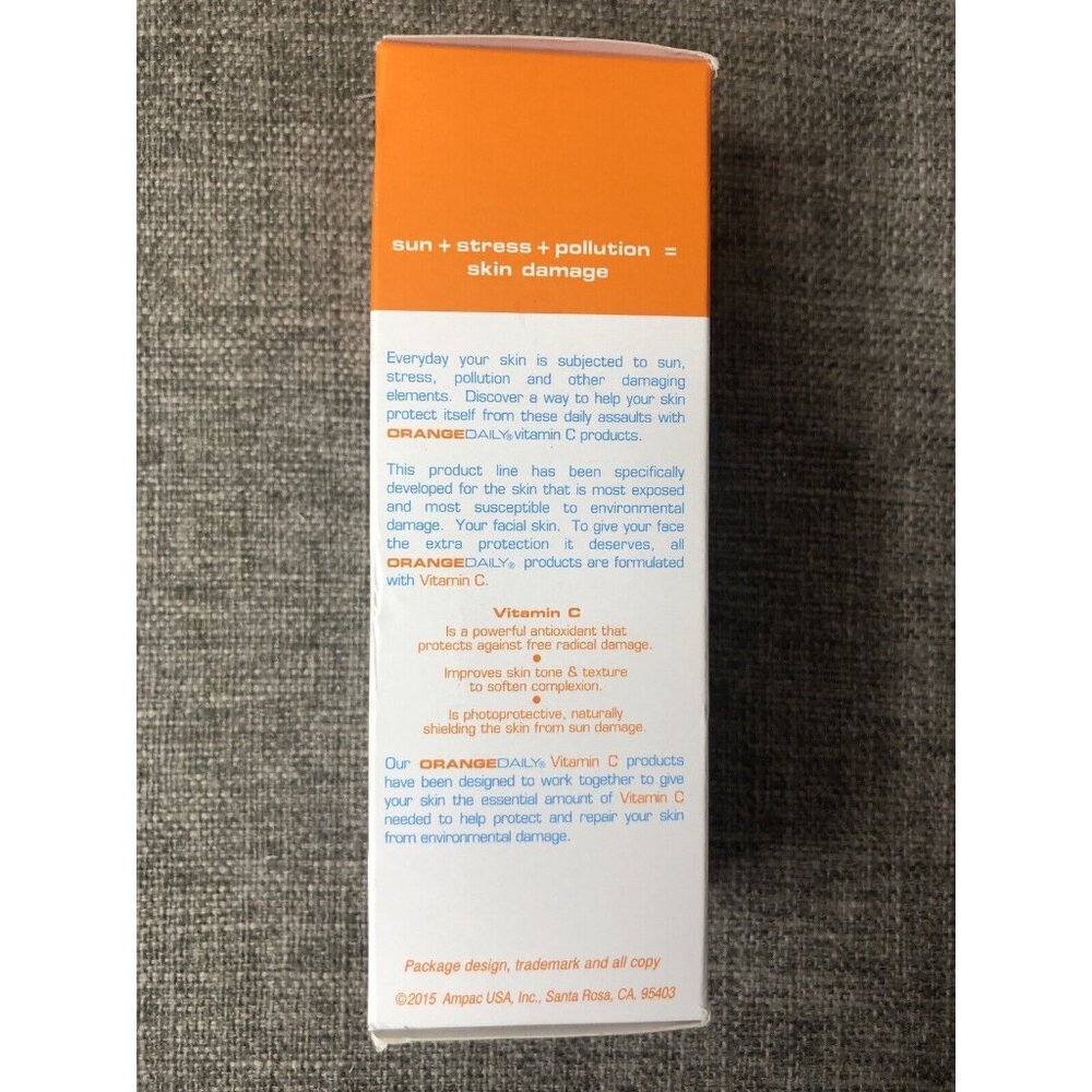 Orange Daily Vitamin C for Your Skin Daily Toner Restore Nutrients 6 fl oz - Picture 2 of 3